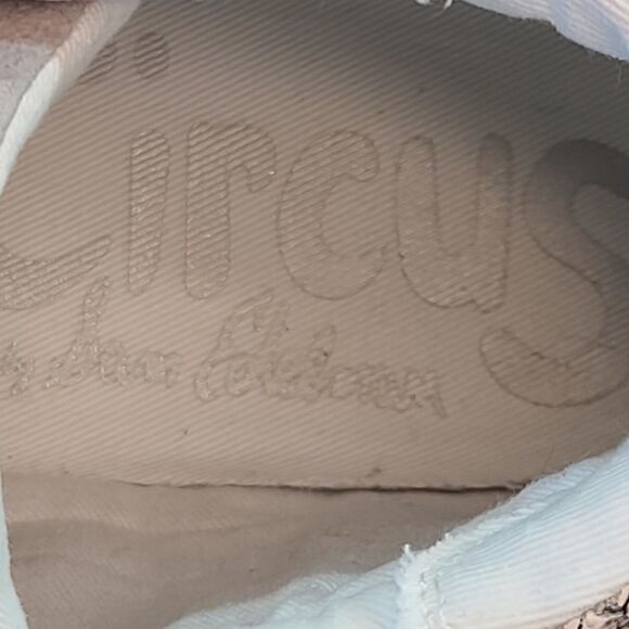 Circus by Sam Edelman Deszi High Top 9 Gray Silver Snakeskin - Picture 4 of 7